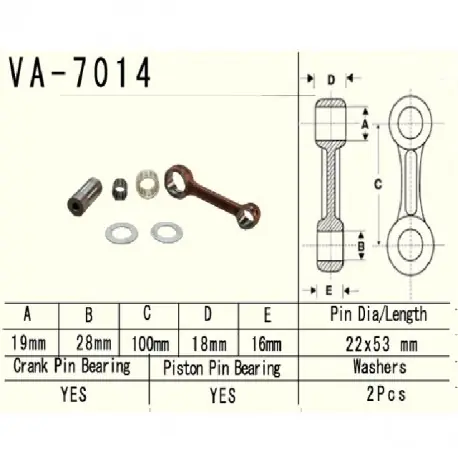 Vesrah - Korbowód Silnika Va-7014 Oferta