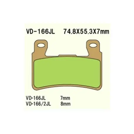 Do wyczerpania zapasów Klocki Hamulcowe Vd-166Jl