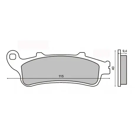 Wyjątkowa oferta Klocki Hamulcowe Sintered Rms 22 510 0343