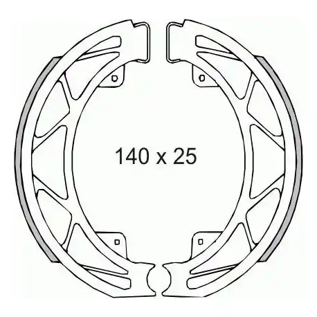 Dostępne od ręki Szczęki Ham. Piaggio Liberty Rms 22 512 0390