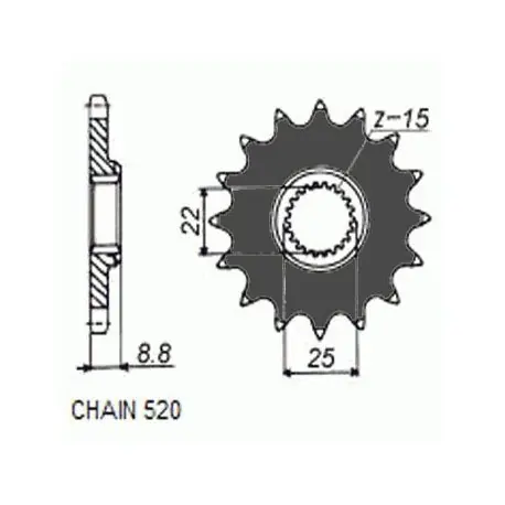 Sunstar Zębatka Napędowa Sunf357-14 Okazja