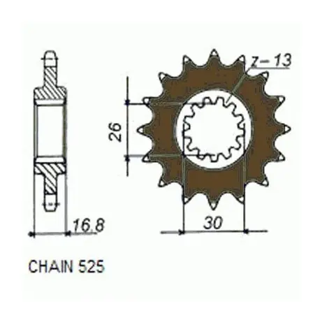 Kup teraz Sunstar Zębatka Napędowa Sunf411-16