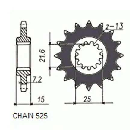 Sunstar Zębatka Napędowa Sunf413-15 Obniżka ceny