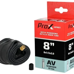 PROX Dętka rowerowa 8x1/2x2.0 wentyl auto 22 mm Ekspresowa dostawa