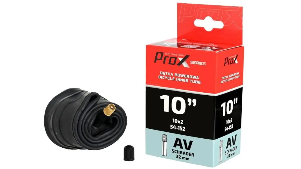 Zniżka PROX Dętka rowerowa 10x2 wentyl auto 32 mm