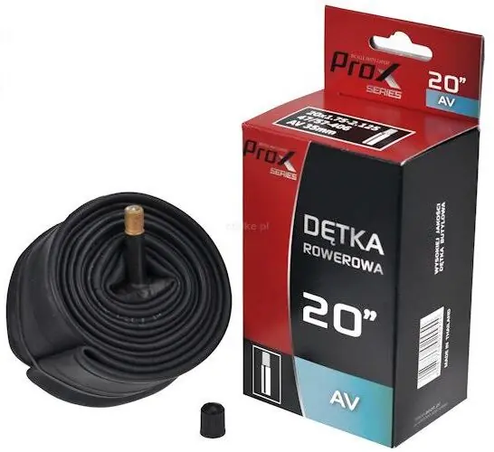 Tylko do końca tygodnia PROX Dętka rowerowa 20x1.75-2.125 wentyl samochodowy 35 mm