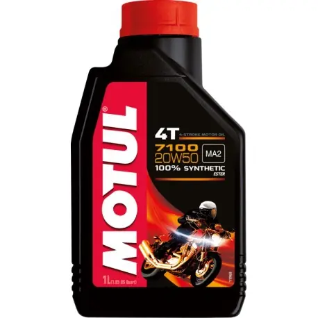 Szybka wysyłka Olej Silnikowy 7100 4T 20W50 Motul 1L Ma2 (Nowy)