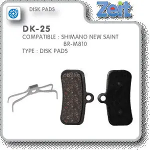 Sprawdź teraz ZEIT klocki okładziny DK 25 Shimano SAINT M810 półmetaliczne