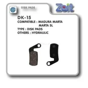 ZEIT klocki okładziny DK 15 Magura Marta SL półmetailczne Tylko do końca tygodnia