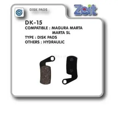 ZEIT klocki okładziny DK 15 Magura Marta SL półmetailczne Tylko do końca tygodnia