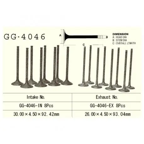 Darmowy zwrot Vesrah - Zawór Ssący Silnika Gg-4046-In Ninja Zx-9R98-03R.
