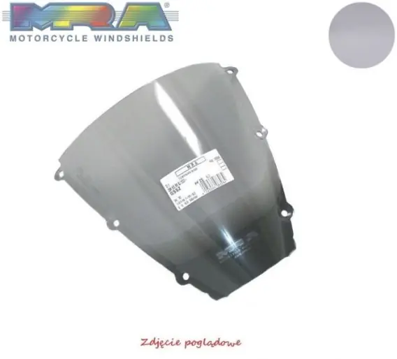 Nowość Szyba MRA DUCATI 888 888S 1992-1994 forma O przyciemniana