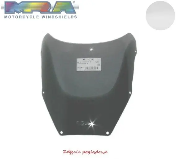 Hit sprzedaży Szyba MRA DUCATI 999 ( RACE PURPOSE ) H4 2003-2004 forma S bezbarwna