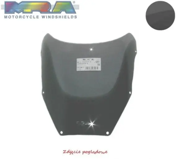 Szyba MRA YAMAHA YZF 750 SP 4HT forma S czarna Łatwy zwrot