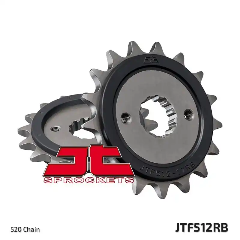 Łatwy zwrot JT ZĘBATKA PRZEDNIA 525 17 Z GUMĄ KAWASAKI ER5 ‘97-‘06 (52517JTRB) (ŁAŃC. 520)