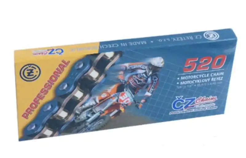 CZ ŁAŃCUCH NAPĘDOWY 520 EC (116 OGNIW) MOTOCROSS DO 550 CCM (38,0 KN) + ZAPINKA Najlepsza cena