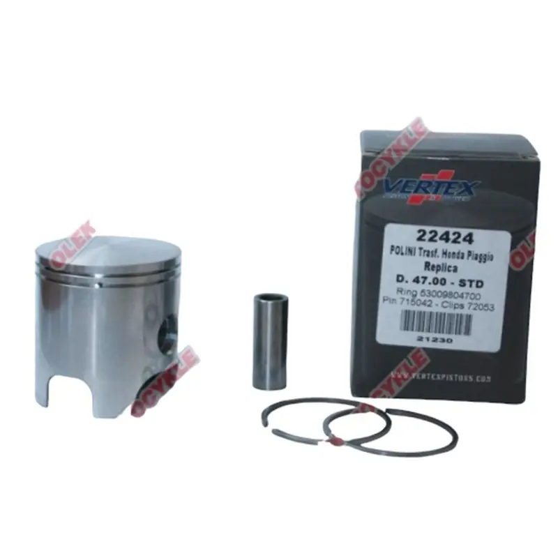 VERTEX TŁOK POLINI, HONDA, PIAGGIO 47,35MM SWORZEŃ 12MM (PIERŚCIENIE 53009804740 X 2 SZT.) Ekspresowa dostawa