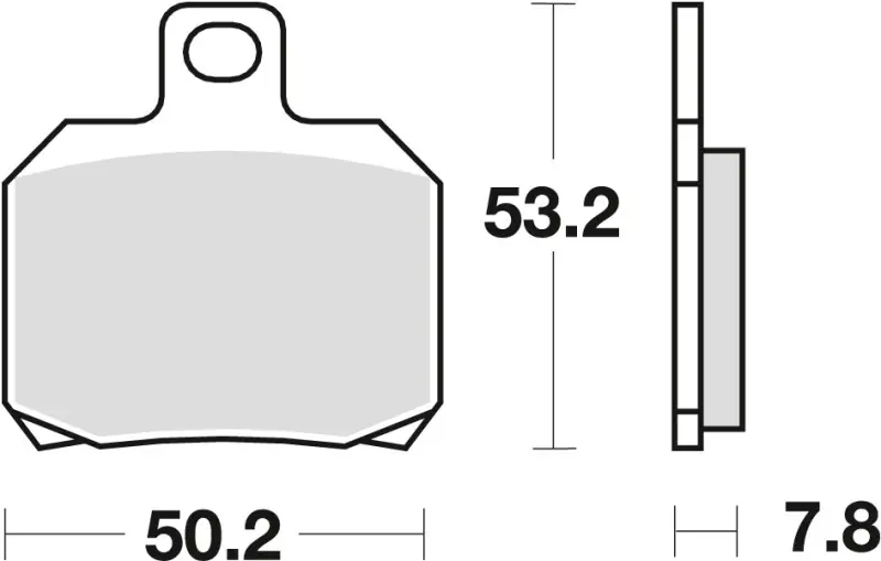 Łatwy zwrot TRW ZF KLOCKI HAMULCOWE KH266 ORGANIC APRILIA ETV 1000 CAPONORD 01-09 RSV 1000 98-10 RSV4 1000 13-, KTM 1190 RC8 08-15 1290 SUPERDUKE 14-, SUZUKI BURGMAN 125 02-06, YAMAHA YP 125 MAJESTY 01-09 YP 125 X-MAX 06-16, TYŁ