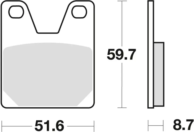 TRW ZF KLOCKI HAMULCOWE KH267 ORGANIC YAMAHA YZF 750 99-01 R1 98-99, TYŁ (PROMOCJA) Tani