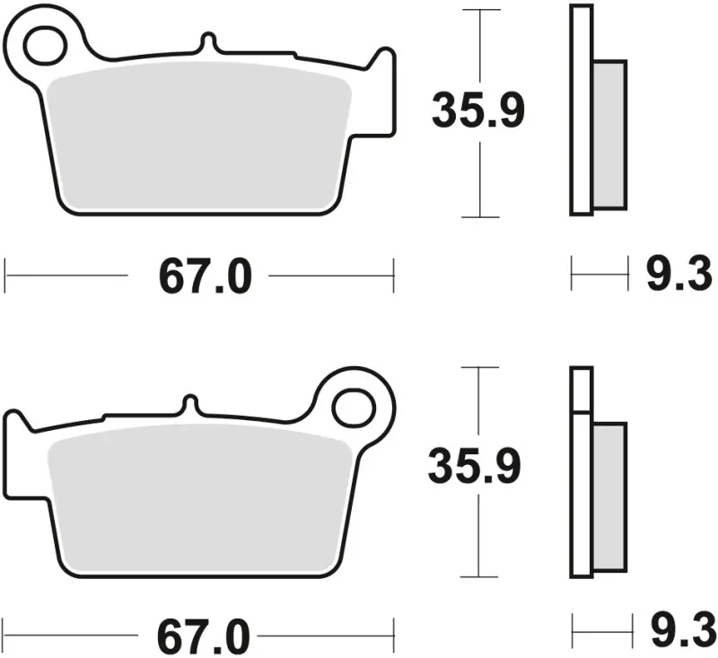 TRW ZF KLOCKI HAMULCOWE KH367 SINTER OFFROAD (WYCZYNOWE) KAWASAKI KXF 250 04-, KLX 450 07-, KXF 450 04-, KXE 450 10-, SUZUKI RMZ 250 04-, RMZ 450 05-, YAMAHA YZ 125 03-, WR 250 08-14 YZ 250 02-, WR / YZ 450 03-, TYŁ Kup teraz
