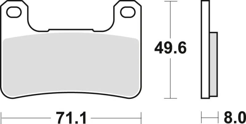 Kup teraz TRW ZF KLOCKI HAMULCOWE KH379 SINTER STREET KAWASAKI Z 900 18-, KLZ 1000 19-, H2 18-, Z 1000 10-, ZX10R 08-15, SUZUKI GSXR 600 / 750 04-10, DL 1000 14-, GSXR 1300 08-12, PRZÓD