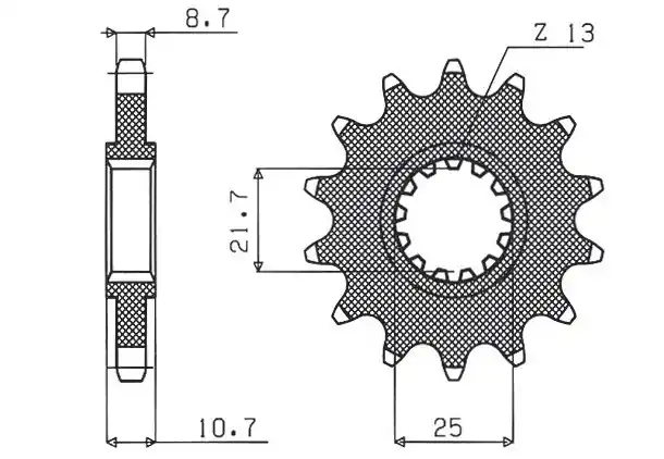 Hit sprzedaży SUNSTAR ZĘBATKA PRZEDNIA 580 15 YAMAHA FZ6 ‘04-‘09, R6, FZ750 (JTF580.15) (ŁAŃC. 530) (58015JT)