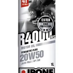 IPONE R4000 RS 20W50 OLEJ SILNIKOWY SEMISYNTETYK 1L (ESTER, MA2) (AKC) (15) Ostatnia szansa