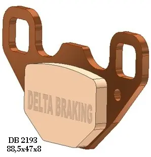DELTA BRAKING KLOCKI HAMULCOWE KH489 POLARIS RZR 170 ‘09-‘14 TYŁ - ZASTĘPUJĄ DB2193QD-D Ograniczona ilość