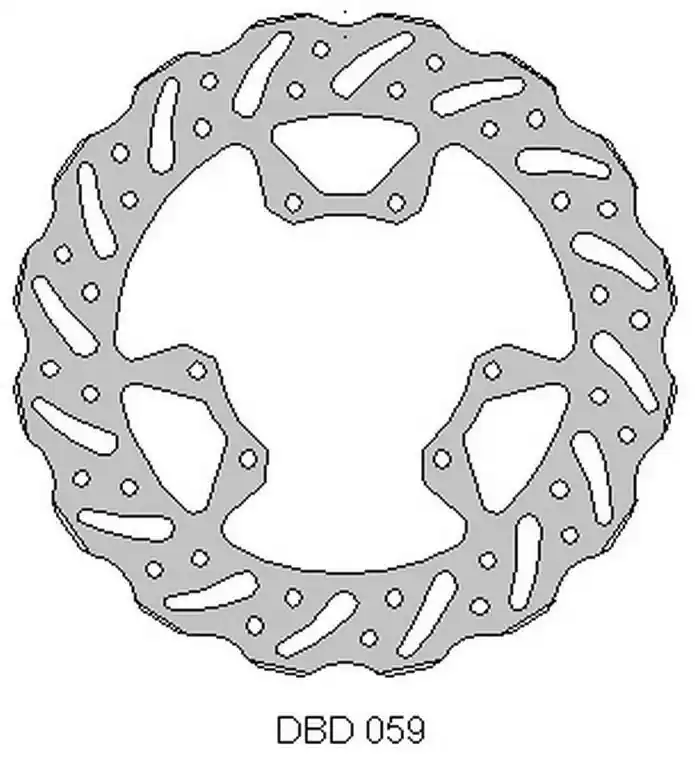 Nowy DELTA BRAKING TARCZA HAMULCOWA PRZÓD HONDA CRF 250 ‘15-21, CRF 450 ‘15-21, WAVE (260X101,2X4MM) (6X6,5MM) (NG1486)