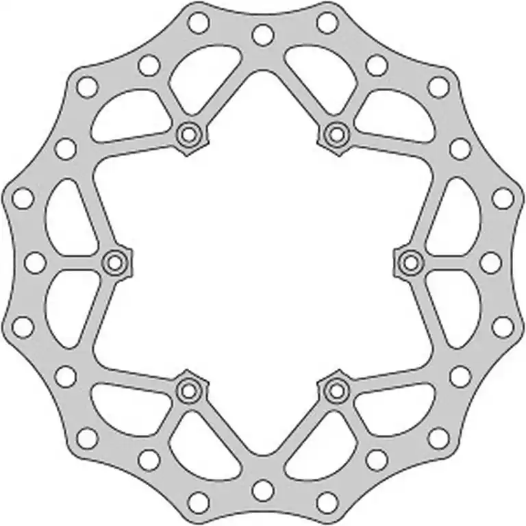 Bestseller DELTA BRAKING TARCZA HAMULCOWA PRZÓD KTM 2T/4T ‘91-21, HUSABERG, HUSQVARNA, GAS-GAS ‘21, WAVE ULTRA LIGHT (260X126,5X3MM) (6X6,5MM) (NG140)