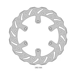 DELTA BRAKING TARCZA HAMULCOWA PRZÓD YAMAHA YZ 125 ‘17-21, WRF/YZ/YZF 250 ‘15-21, WRF/YZF 450 ‘16-21 WAVE (270X118X3,1MM) (6X6,5MM) (NG719,NG1153) Ekspresowa dostawa