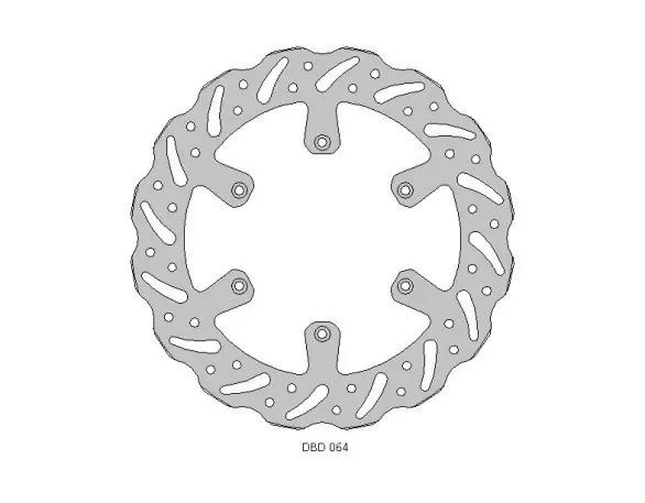 DELTA BRAKING TARCZA HAMULCOWA PRZÓD YAMAHA YZ 125 ‘17-21, WRF/YZ/YZF 250 ‘15-21, WRF/YZF 450 ‘16-21 WAVE (270X118X3,1MM) (6X6,5MM) (NG719,NG1153) Ekspresowa dostawa