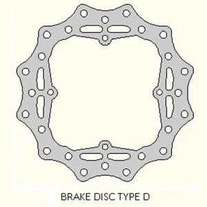 Rabat DELTA BRAKING TARCZA HAMULCOWA TYŁ HUSQVARNA TC 85 ‘14-20, KTM SX 85 ‘11-20, 250/350 FREERIDE ‘12-19, WAVE ULTRA LIGHT (210X110X3MM) (4X6,5MM) (NG1281)