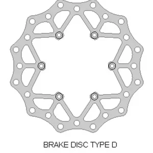 DELTA BRAKING TARCZA HAMULCOWA TYŁ BETA 2T/4T ‘13-21, WAVE ULTRA LIGHT (220X108,2X4MM) (6X6,5MM) (NG1294) Ograniczona ilość