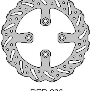 Nie przegap DELTA BRAKING TARCZA HAMULCOWA TYŁ GAS-GAS 65MC ‘21, KTM SX65 ‘04-21, WAVE (160X45X3MM) (4X6,5MM) (NG1026)