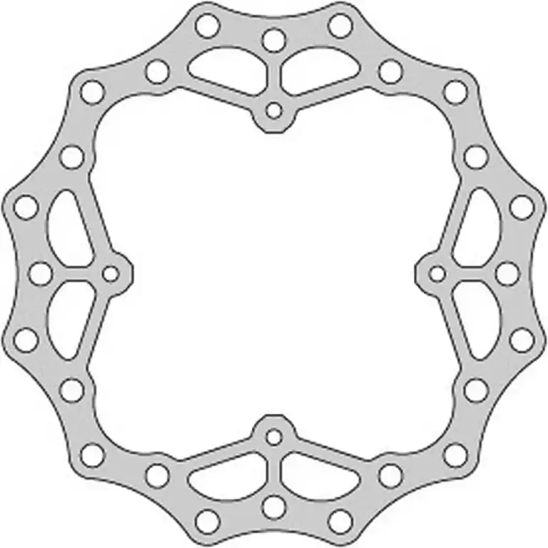DELTA BRAKING TARCZA HAMULCOWA TYŁ HONDA CR 125 ‘02-07, CRF 250 ‘04-‘21, CRF 250 X ‘04-17, CRF 450 ‘02-21, WAVE ULTRA LIGHT (240X121X4MM) (4X6,5MM) (NG654X) Ostatnie sztuki