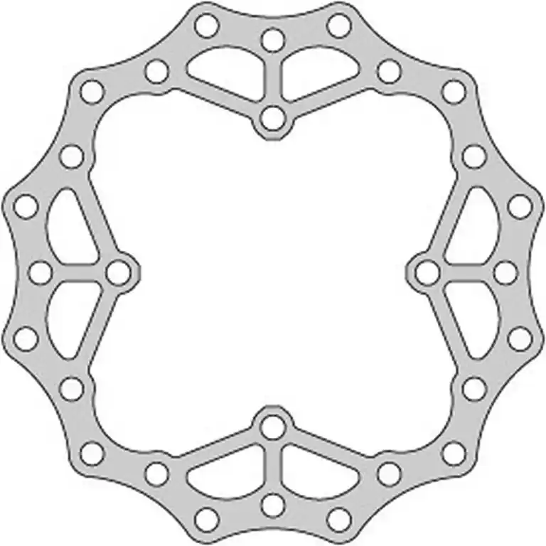DELTA BRAKING TARCZA HAMULCOWA TYŁ KAWASAKI KX 125 ‘03-08, KX 250 ‘03-18, 21, KX 450 ‘06-18, 21, KLX 450 ‘07-21, KXE 450‘10-20, RMZ 250 ‘04-06, WAVE ULTRA LIGHT (240X115X4MM) (4X10,5MM) (NG799X) Okazja