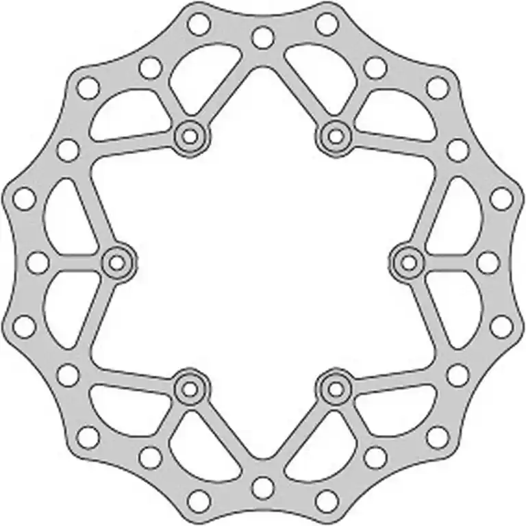 DELTA BRAKING TARCZA HAMULCOWA TYŁ YAMAHA YZ 125 ‘02-21, WRF 250 ‘02-21, WR 250 ‘02-07, YZ/YZF 250 ‘02-21, WRF/YZF ‘02-21, WAVE ULTRA LIGHT (245X115X4MM) (6X6,5MM) (NG789X) Bestseller