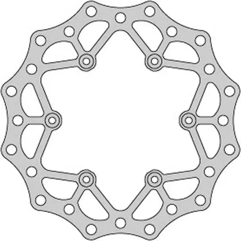 Obniżka ceny DELTA BRAKING TARCZA HAMULCOWA TYŁ YAMAHA YZ/WR 125 ‘98-01, YZ/WR 250 ‘98-‘01, YZF/WRF 400/426 ‘99-01, WAVE ULTRA LIGHT (240X115X4MM) (6X6,5MM) (NG372X)