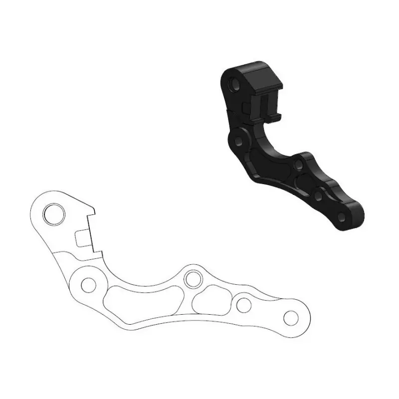 MOTO-MASTER ADAPTER DO TARCZY 270MM GASGAS EC 250/300/350 F ‘21-. HUSQVARNA FE/TE ‘22- KOLOR CZARNY ZACISK BRAKTEC Popularny