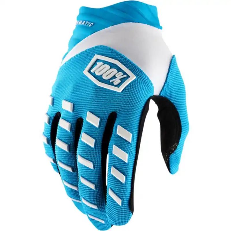 Kup online 100 PROCENT RĘKAWICE CROSS/ENDURO AIRMATIC BLUE KOLOR NIEBIESKI/BIAŁY ROZMIAR XL