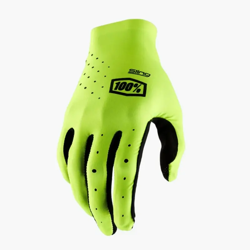 100 PROCENT RĘKAWICE CROSS/ENDURO SLING MX FLUO YELLOW KOLOR ŻÓŁTY FLUO/CZARNY ROZMIAR M Popularny