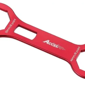 ACCEL KLUCZ DO SERWISU ZAWIESZEŃ PRZEDNICH SHOWA 47/48MM, 47/48 SFF DO ROZKRĘCANIA GÓRNEJ OŚMIOKĄTNEJ NAKRETKI 50MM ( HONDA, KAWASAKI, SUZUKI) KOLOR CZARNY (FCW01) (FCW-01) Ekspresowa dostawa