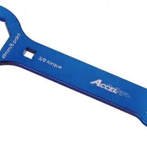ACCEL KLUCZ DO SERWISU ZAWIESZEŃ PRZEDNICH KAYABA (KYB) DWUKOMOROWYCH OLEJOWYCH ORAZ POWIETRZNYCH 48U/48PSF,PSF2 AIR DO ROZKRĘCANIA GÓRNEJ OŚMIOKĄTNEJ NAKRETKI 49MM HONDA, KAWASAKI, SUZUKI, YAMAHA, HUSQVARNA KOLOR CZARNY (FCW02) (FCW-02) Hit cenowy