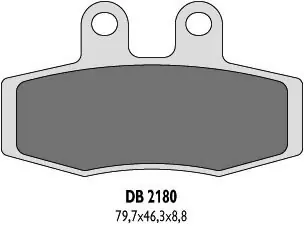 Obniżka ceny DELTA BRAKING KLOCKI HAMULCOWE KH132 - ZASTĘPUJĄ DB2180MX-D ORAZ DB2180QD-D
