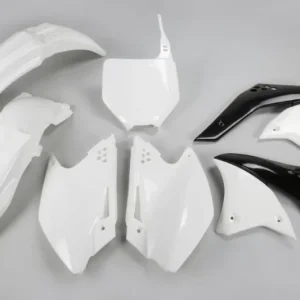 UFO KOMPLET PLASTIKÓW KAWASAKI KXF 250 ‘07 KOLOR BIAŁY (KA208E047) Tani