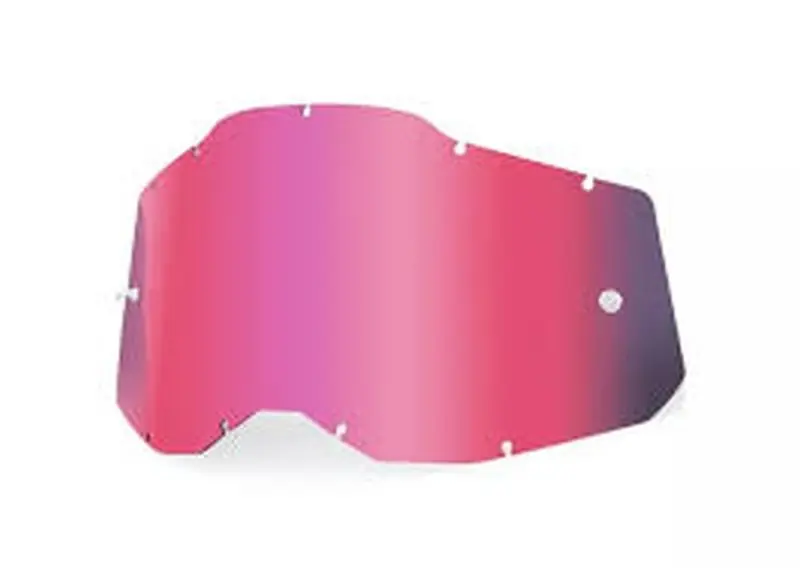 100 PROCENT RC2/AC2/ST2 REPLACEMENT LENS - PINK, SZYBA/SZYBKA DO GOGLI POJEDYNCZA RACECRAFT 2/ ACCURI 2/ STRATA 2 KOLOR RÓŻOWY STARY KOD 51008-229-01 Ekspresowa dostawa