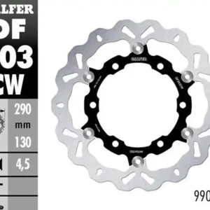 Super okazja GALFER TARCZA HAMULCOWA PRZÓD KAWASAKI NINJA 250R ‘08-‘12, ZX25R ‘20-‘21 (290X130X4,5 MM) ŚRODEK ALUMINIOWY (990 GRAM)