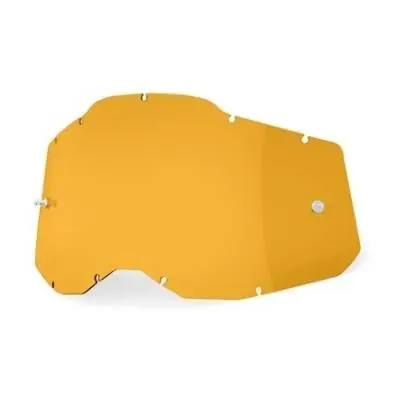 100 PROCENT RC2/AC2/ST2 REPLACEMENT LENS - PERSIMMON - SZYBA/SZYBKA DO GOGLI POJEDYNCZA RACECRAFT 2/ ACCURI 2/ STRATA 2 KOLOR ZŁOTY STARY KOD 51008-105-01 Nowość