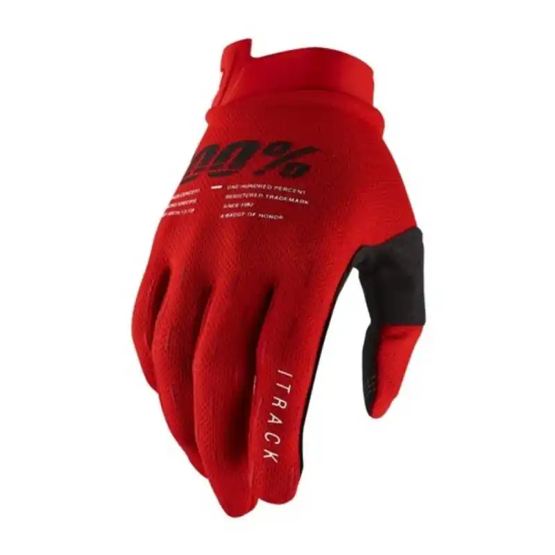 100 PROCENT RĘKAWICE CROSS/ENDURO ITRACK RED KOLOR CZERWONY ROZMIAR XL STARY KOD 10015-003-13 Bezpieczne zakupy